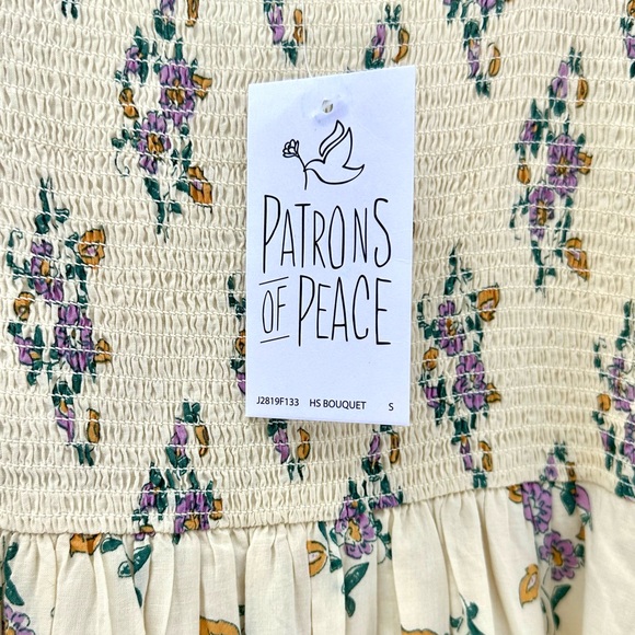 Patrons of Peace Bowtie Strap Bouquet Maxi Dress - Picture 5 of 5